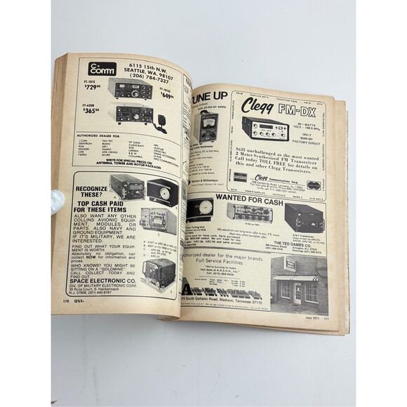 Vintage QST Amateur Radio Magazines Lot of 10 1977 EV2355 - Picture 8 of 13